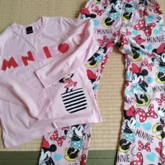 BABYDOLL ミニーマウス 長袖Tシャツ パンツ セット 140