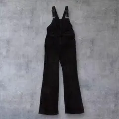 GU デニムサロペットパンツ スリムシルエット ブラック Mサイズ　340515のサムネイル