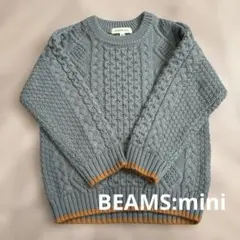 美品✨BEAMS:mini インディゴニットセーター 100 ビームス　キッズ