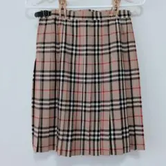 BURBERRY BLUE LABEL プリーツ巻きスカート ノバチェック