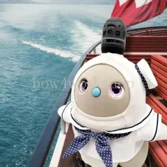 ラボット LOVOT ラボットの服ハンドメイド （ブルー）お祭りプリント
