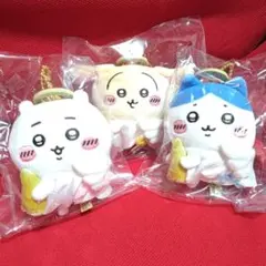 ちいかわ☆ふわぱたエンジェルマスコット 3種セット★ちいかわハチワレうさぎ