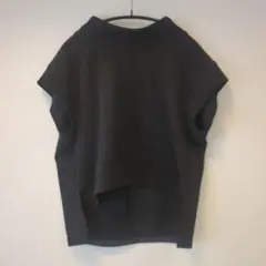 【美品】ELENDEEK ブラック 半袖トップス Fサイズ