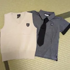 ベスト　コムサ　ネクタイ付きシャツ 　西松屋　セット　フォーマル　男の子110