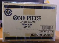 新品未開封 ワンピースカードゲーム 蒼海の七傑 OP-14 1カートン