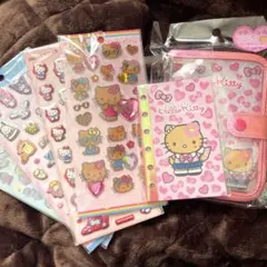 6点　まとめ売り　ギャルキティ シールバインダー 日焼けキティ シール　新品