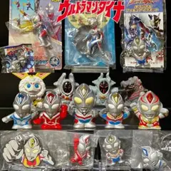 【激レア】ウルトラマンダイナ指人形/くっつくんです/フィギュア/キーホルダー　他