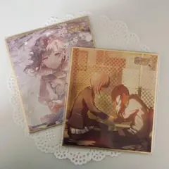 ୨୧ プロセカ 東雲絵名 ミニ色紙 53A 前後セット