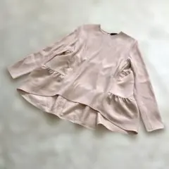 yoko chan ヨーコチャン バックティアードブラウス ピンクのサムネイル
