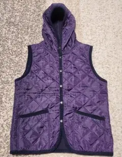 THE SMOCK SHOP フード付キルティングベスト Mサイズ