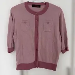 美品 CABaN Tomorrowland ハーフスリーブポケットカーディガン