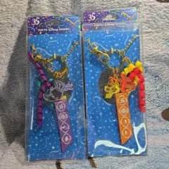 35周年 ドナルド チップ&デール バッグチャーム 2個セット