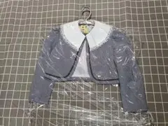 ワンピとジャケット 120 クロップドジャケット レース襟付き
