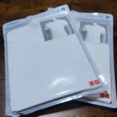 2着　エアリズム Tシャツ　クルーネックT　Mサイズ ホワイト　UNIQLO