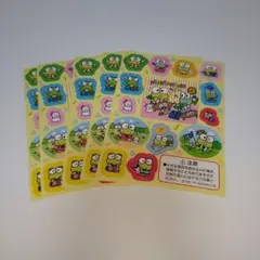 ⑪けろけろけろっぴシール5枚