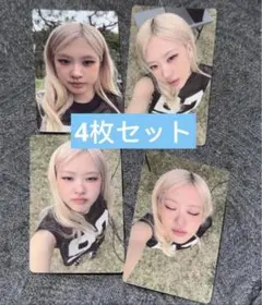 blackpink roseロゼ puma コラボ トレカ　4枚セット