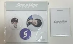 SnowMan POPUP タイ バンコク 缶バッジ フォトカードD 深澤辰哉