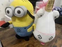 ミニオンとユニコーンのぬいぐるみセット