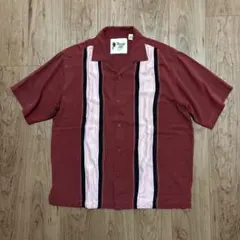 70s ヴィンテージ オープンカラーシャツ 開襟 L - メルカリ