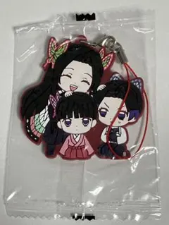 鬼滅の刃 ラバー マスコット ストラップ 胡蝶三姉妹