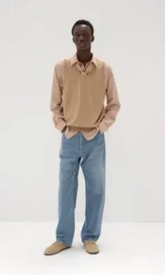 AURALEE FADED LIGHT DENIM WIDE PANTS 4のサムネイル