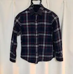 最終値下げ UNIQLO チェック柄 長袖シャツ 140