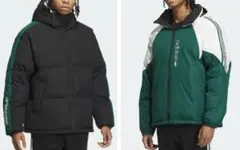 アディダス オリジナルス リバーシブル ダウン ジャケット L