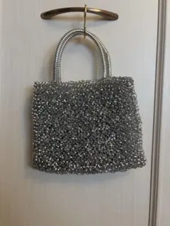 中サイズ)即購入OK)ワイヤーバッグシルバー ハンドメイド - メルカリ