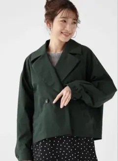 新品✨vin ボリュームスリーブテーラードショート丈ジャケット スプリングコート