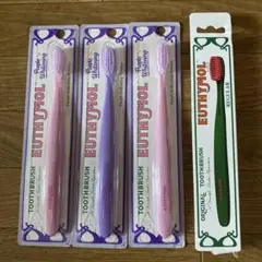 Euthymol 歯ブラシ 4本セット