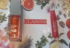 クラランス　リップオイル05現品&Fixメイクアップsp