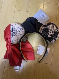 パリディズニー　カチューシャ2個セット　カリブの海賊(パイレーツオブカリビアン)