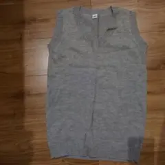 グレー ニット Vネック スクールベスト M　制服　コスプレ