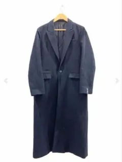 シャリーフ カシミヤ混 チェスターコート M ネイビー ダブル SHAREEF シャリーフ カシミヤ混 チェスターコート M ネイビー ダブル