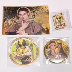 ゴジュウジャー 暴神竜儀 ゴジュウティラノ ポスカ 缶バッジ コースター 木札