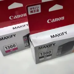 PGI-1300XL BK 大容量・黒 & PGI-1300M マゼンタ　2個組のサムネイル
