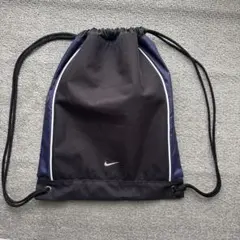 90s y2k NIKE ナップサック 刺繍 カバン 鞄 ジムサック