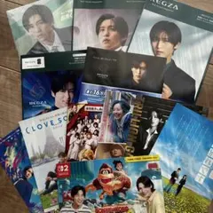 ネピア　クリアファイル 目黒蓮 SnowMan出演映画 フライヤー 12点セット