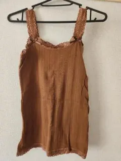 OLIVE des OLIVE レースタンクトップ ブラウンのサムネイル