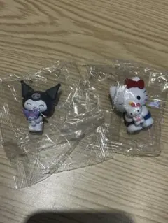 サンリオキャラクターズ ぬいぐるみといっしょフィギュア2 ハローキティ　クロミ
