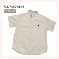 メンズU.S. POLO ASSN. 半袖シャツ ビッグシルエット レイヤードF