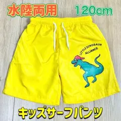 スイムパンツ 120センチ キッズ 水着 サーフパンツ 水陸両用 恐竜 0703
