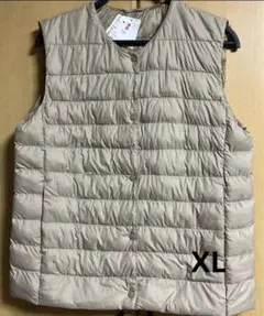 新品　UNIQLO パフテックコンパクトベスト XL 収納袋付き