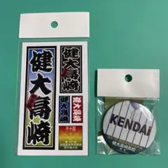 健大高崎　ステッカー＆缶バッジのサムネイル
