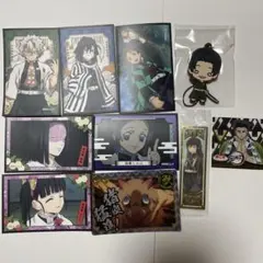 鬼滅の刃 ラバーキーホルダーとシールセット