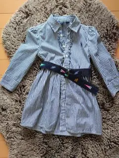 Polo Ralph Lauren ストライプワンピース 2/2T