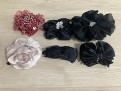 ヘアアクセサリー バナナクリップ ヘアクリップ まとめ売り 6点セット