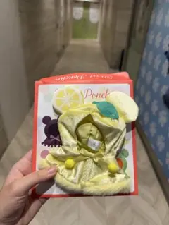 Secret Poncho レモン色　ディズニーストア