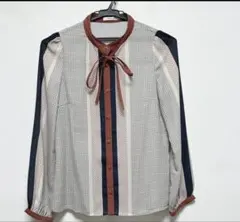 REDYAZEL リボンタイブラウス