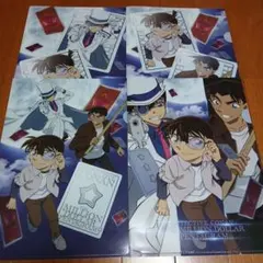 名探偵コナン 100万ドルの五稜郭 クリアファイル ４枚セット セブンイレブン